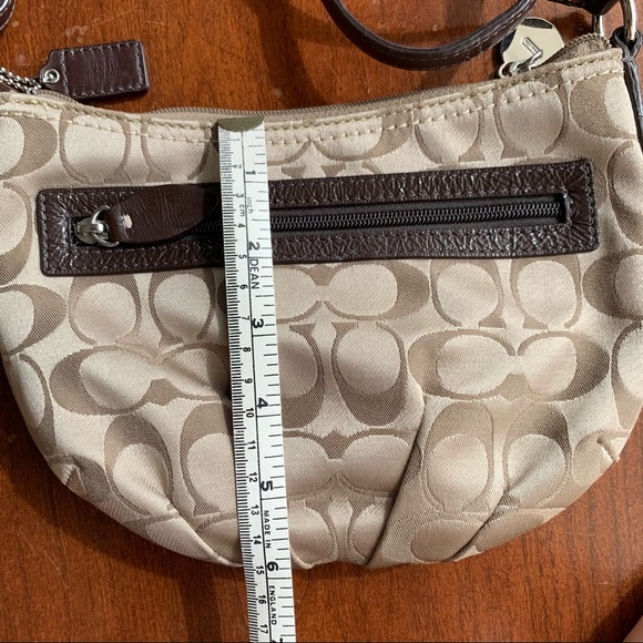 COACH Gold Crossbody Small Bag/Purse - Picture 7 of 8